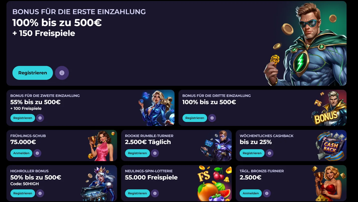 highflybet casino boni